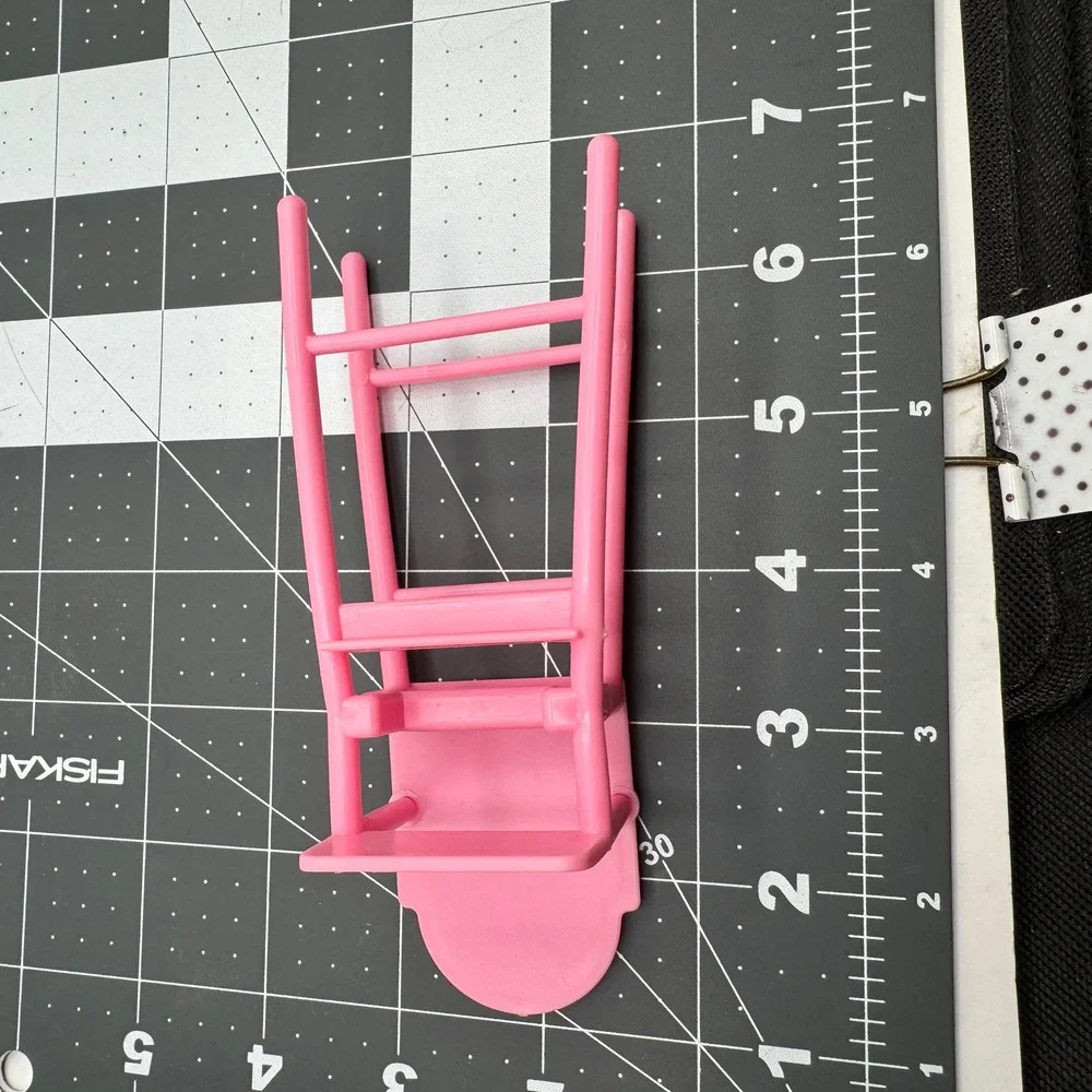 Mattel High Chair Baby Pink Vintage 1974 Doll Furniture Accessory